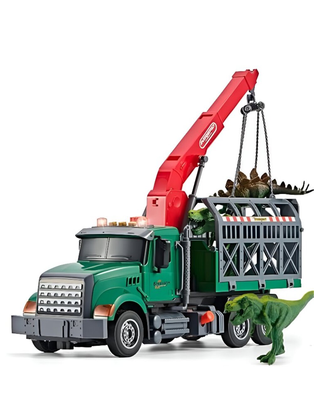 Large Dinosaur Transport Truck Toys for 3 4 5 6 7 8 Year Old Boys, Truck